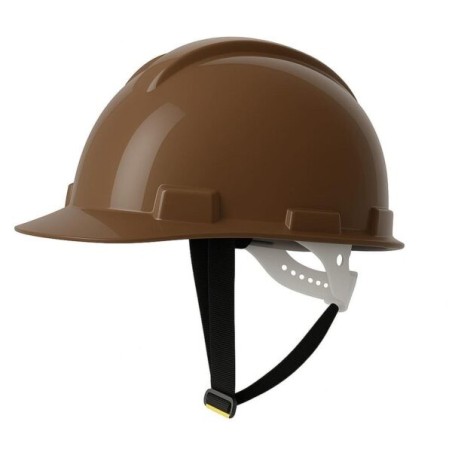 CASCO CAFÉ DRILO ARNÉS PLÁSTICO