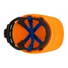 CASCO ROLLER DRILO NARANJA CON BARBIQUEJO