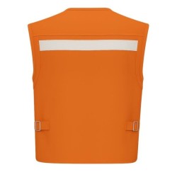 CHALECO GEÓLOGO POPLIN NARANJO ACKERLAND