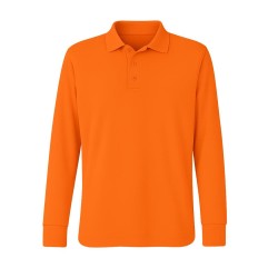 Polera Pique manga larga naranja ackerland