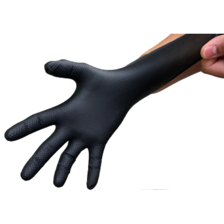 GUANTE TEXTURIZADO NEGRO 8.0 GRAMOS
