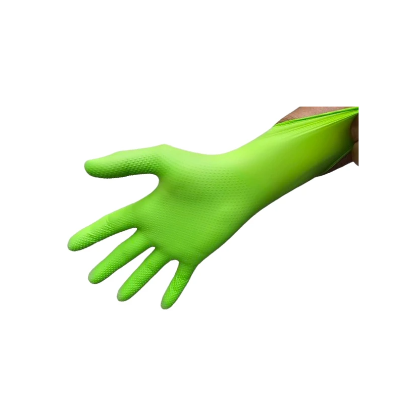 GUANTE TEXTURIZADO VERDE 8.0 GRAMOS