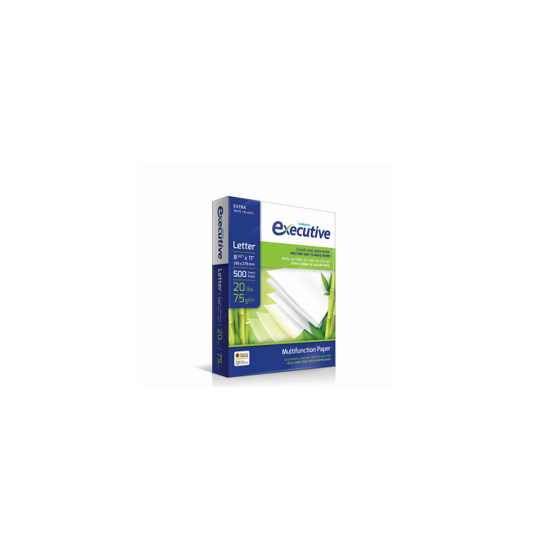 Resma Papel Fotocopia Executive Carta 75 g 500 Hojas
