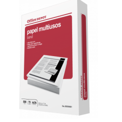Resma Papel Fotocopia Office Depot Carta 500 Hojas