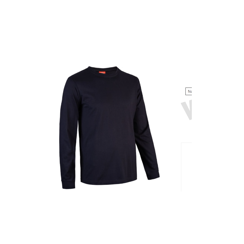 Polera 100% Algodón Manga Larga Hombre