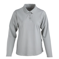 Polera Polo DryFresh Smooth® 60% Algodón Manga Larga Mujer