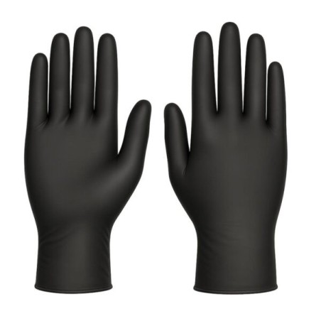 GUANTE NITRILO NEGRO (50 UNIDADES)
