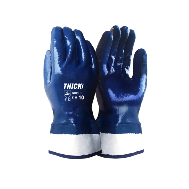 GUANTE PUÑO DE SEGURIDAD AZUL THICK